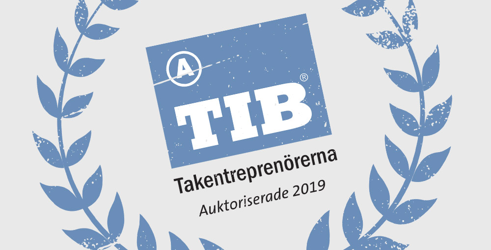 En kvalitetsstämpel som visar takentreprenörens höga nivå