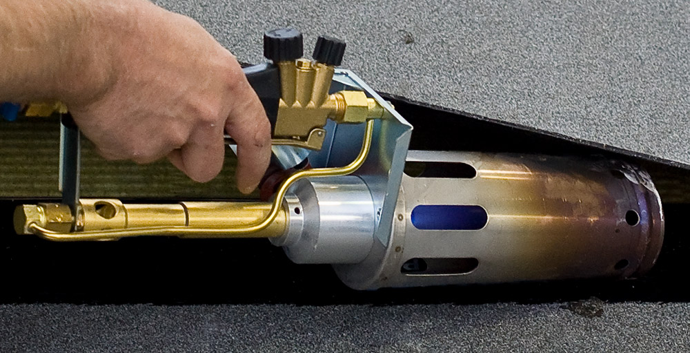 Gasolbrännare för takarbeten