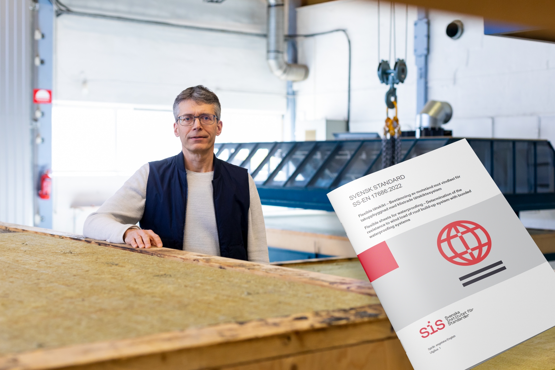 Europeisk provningsstandard för klistrade tätskiktssystem